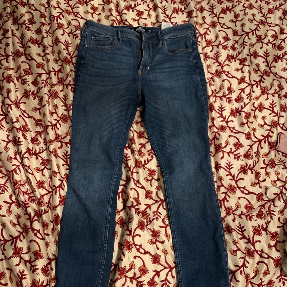 high rise skinny jeans